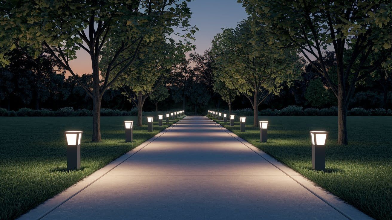 Bollard Lighting for Driveway Edges