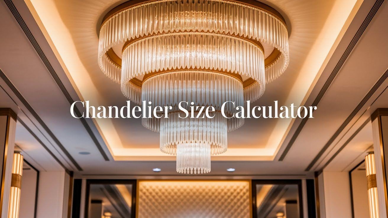 Chandelier Size Calculator