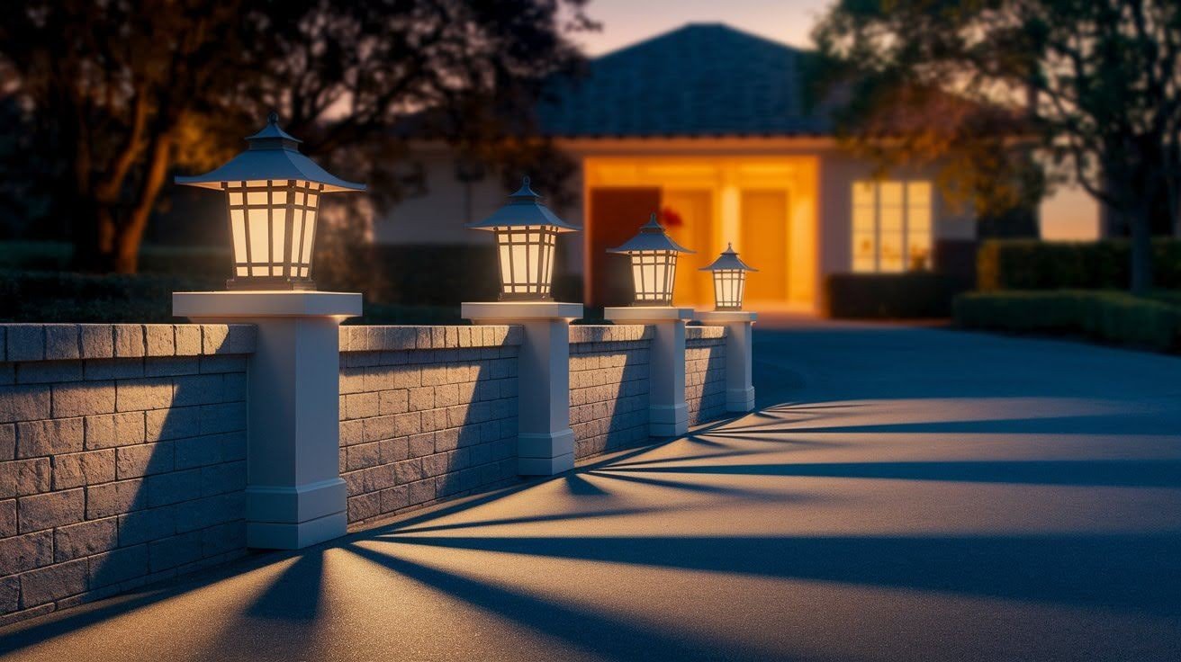 Lantern-Style Post Lights