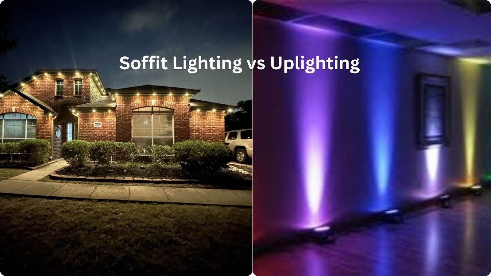 Soffit Lighting Vs Uplighting
