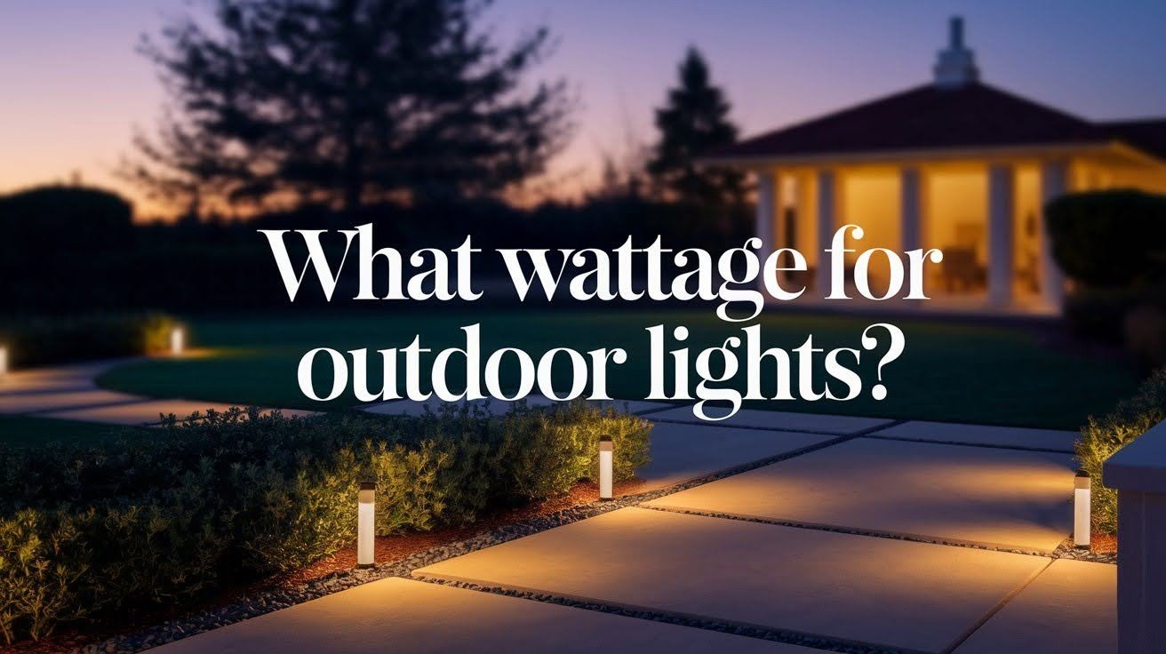 What Wattage for Outdoor Lights Ensures Perfect Visibility